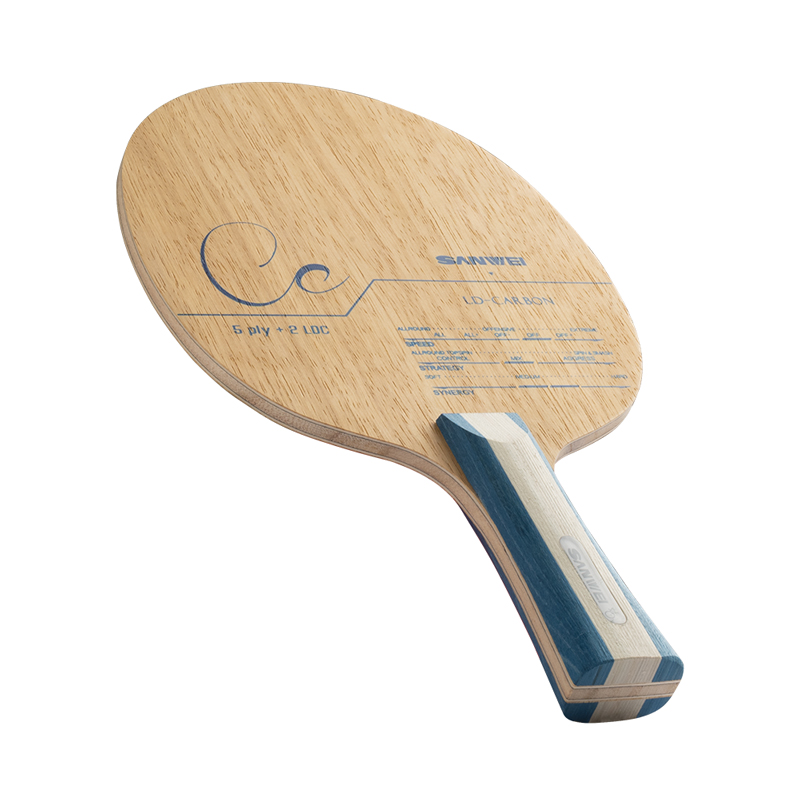 SANWEI CC CARBON Table Tennis  - đánh giá và giá Table Tennis Custom Bat