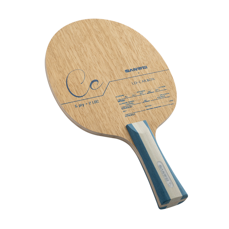 SANWEI CC CARBON Table Tennis  - đánh giá và giá Table Tennis Custom Bat