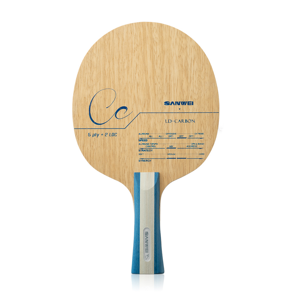 SANWEI CC CARBON Table Tennis  - đánh giá và giá Table Tennis Custom Bat