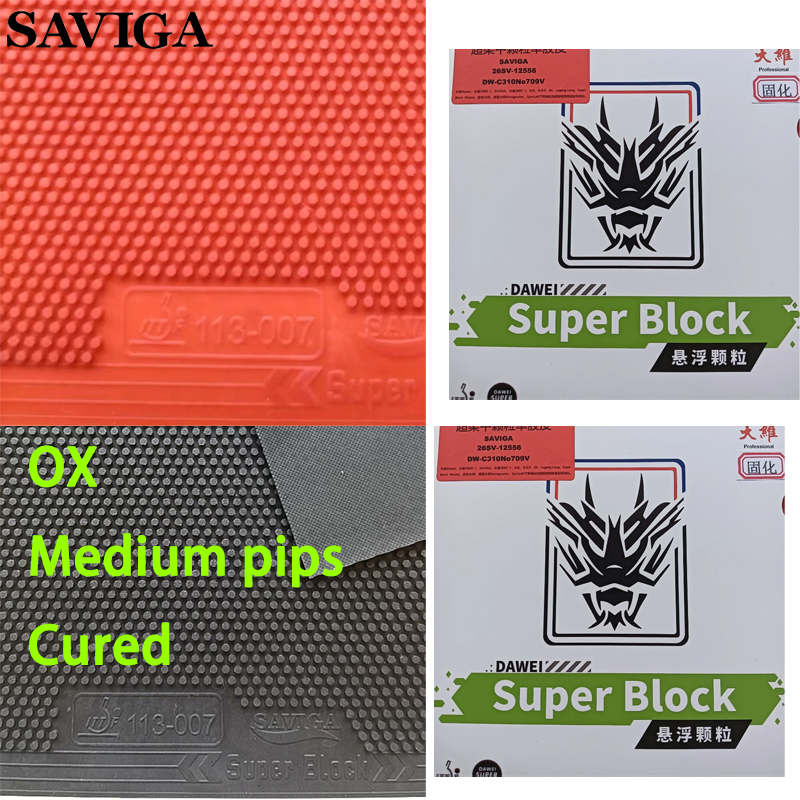 SAVIGA OX Long Pips Single Pin - đánh giá và giá Table Tennis Rubber Anti Spin
