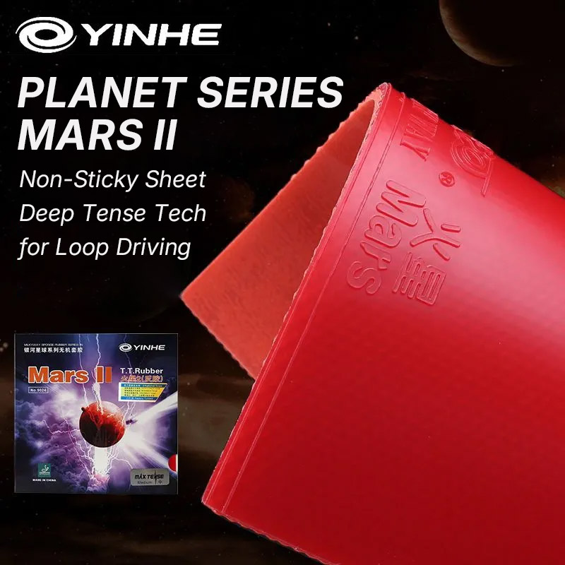 YINHE MARS 2 Table Tennis Rubb - đánh giá và giá Table Tennis Rubber Anti Spin