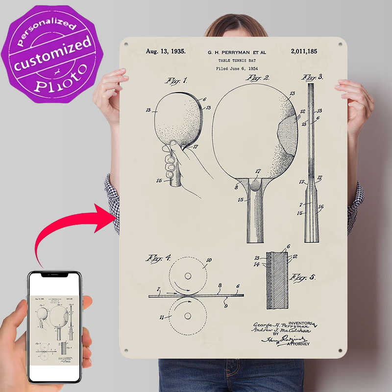 Table Tennis Bat Patent Metal  - đánh giá và giá Table Tennis Custom Bat