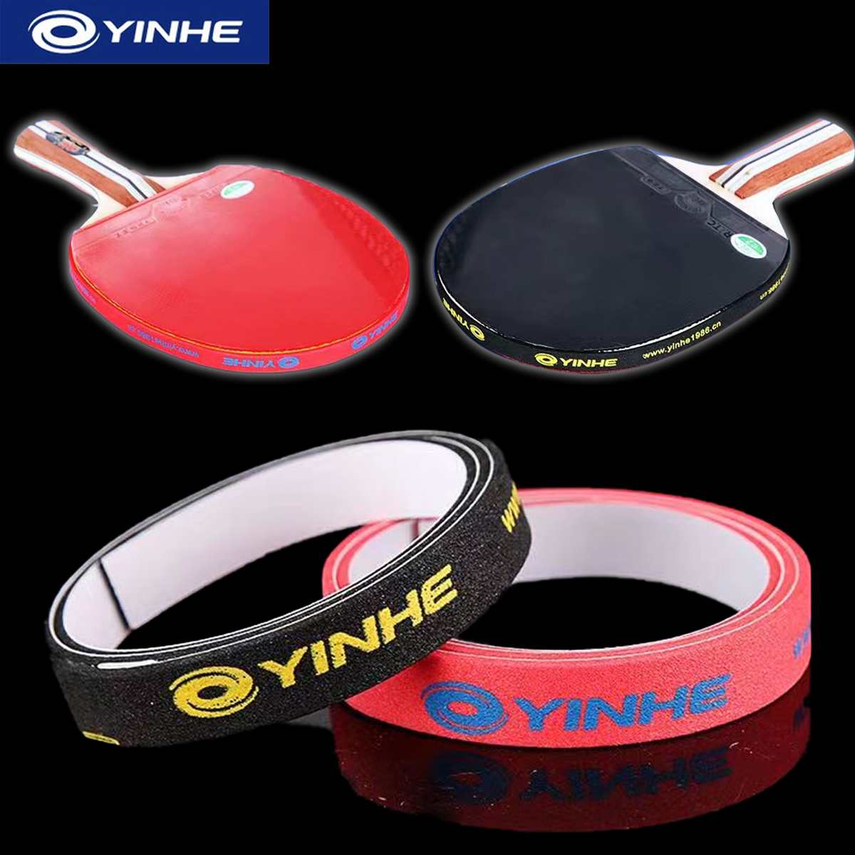 2PCS Table Tennis Racket Edge  - đánh giá và giá Table Tennis Grip Tape