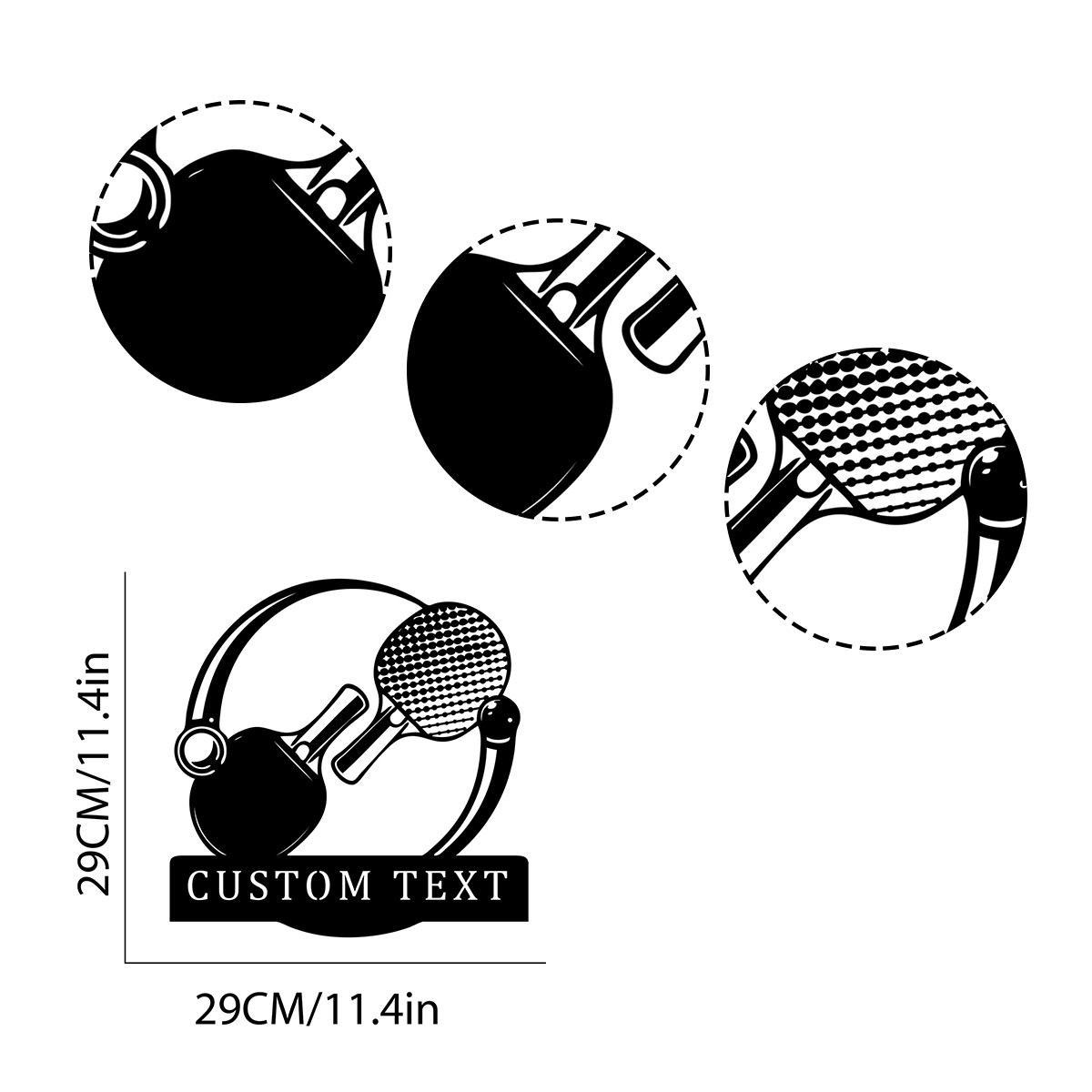 Custom Table Tennis Bats Metal - đánh giá và giá Table Tennis Custom Bat