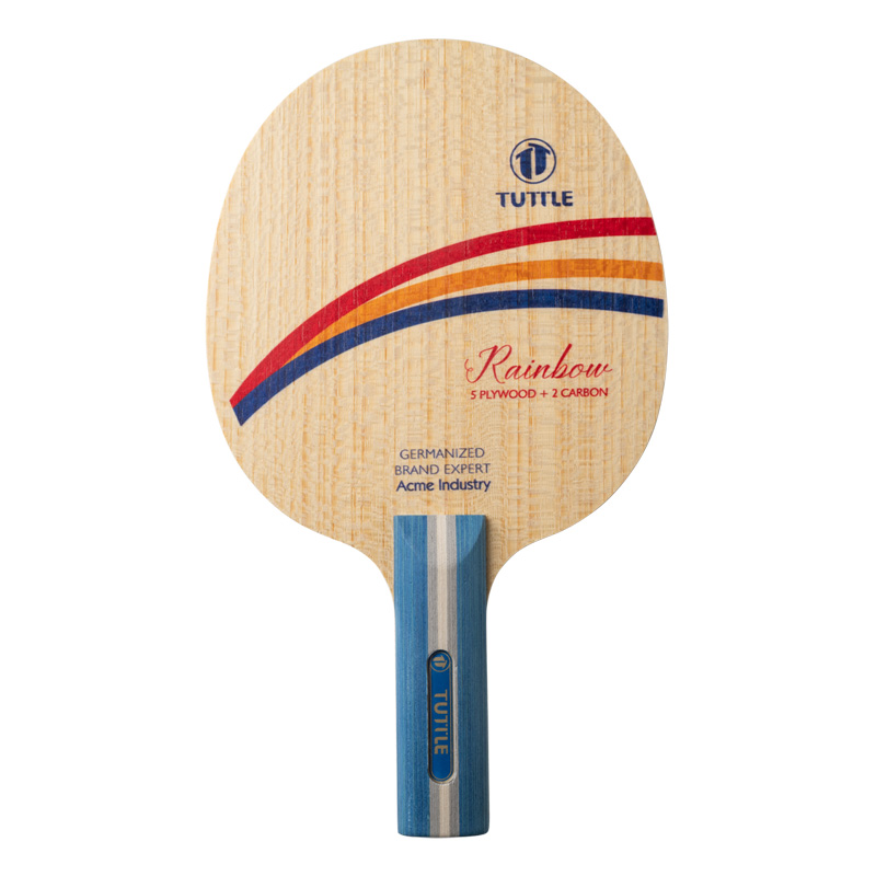 TUTTLE Rainbow Carbon Table Te - đánh giá và giá Table Tennis Custom Bat