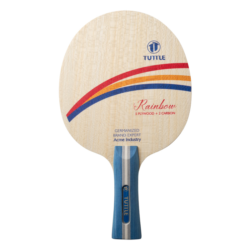 TUTTLE Rainbow Carbon Table Te - đánh giá và giá Table Tennis Custom Bat