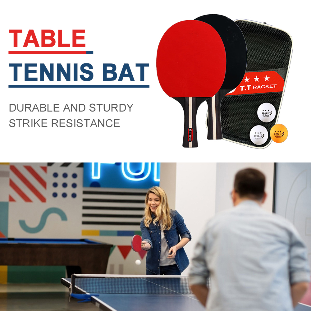 Table Tennis Racket 2 Rackets  - đánh giá và giá Table Tennis Tournament